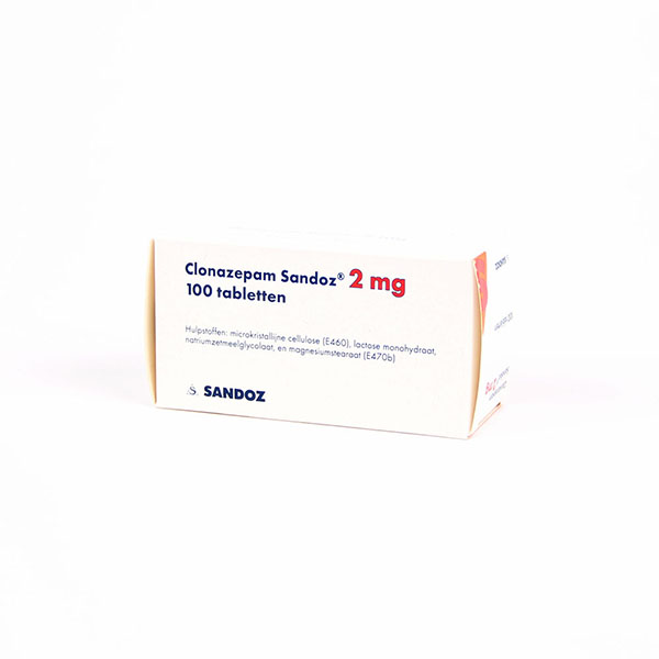 Clonazepam 2mg – 100 Tabletten Kopen Zonder Recept