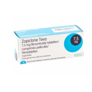 Zopiclone Teva 7.5mg – 30 Tabletten Kopen Zonder Recept